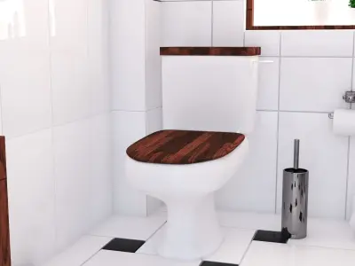 bathroom interior scene 1 3D model