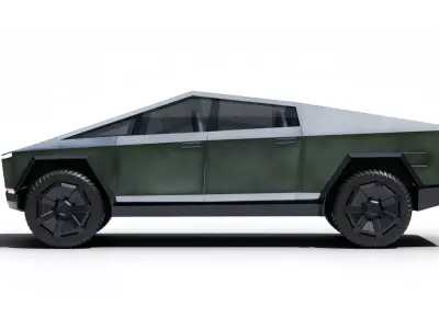 Tesla Cybertruck Low-poly 3D model