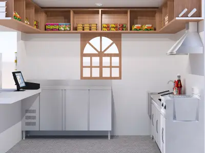 KIOSK DESIGN  3D model