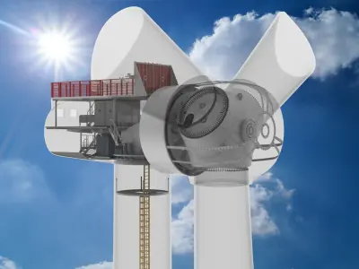  Wind Turbines and Wind Turbine Inside Collection 