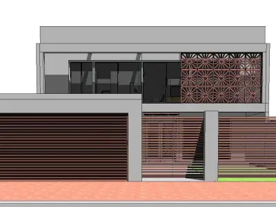 Urban House Concept 3D model