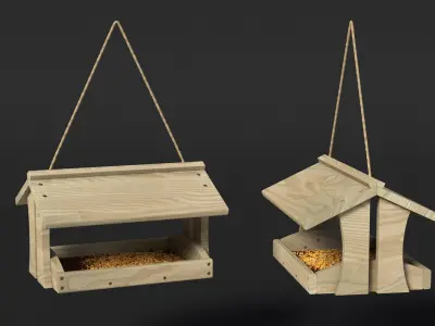  Bird Feeder with Sparrows Collection 