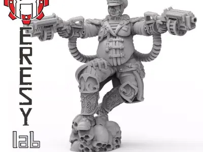 Commissar Gurthen Lena  3D print model