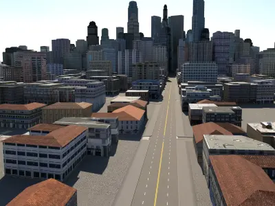 City 114 Low-poly 3D model
