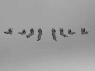 Mechanic Guard Lancers set 3D print model