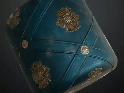 Metal Pattern PBR Seamless Texture