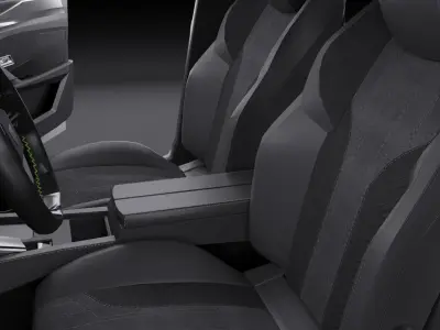 2022 Peugeot 308 SW- Opening doors and trunk Low-poly 3D model 3D model