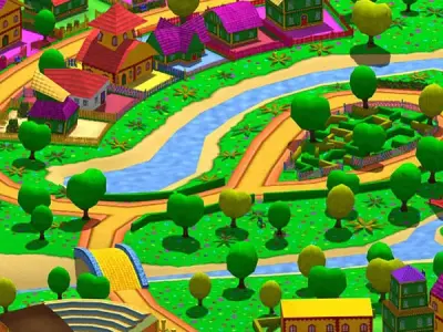 3DRT - Fantasy Worlds Construction Kit  Low-poly 3D model