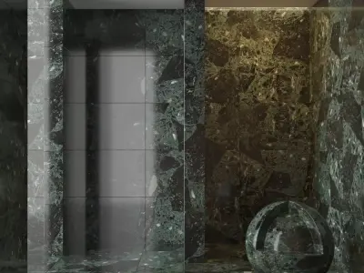 Marble wall 05 3D model