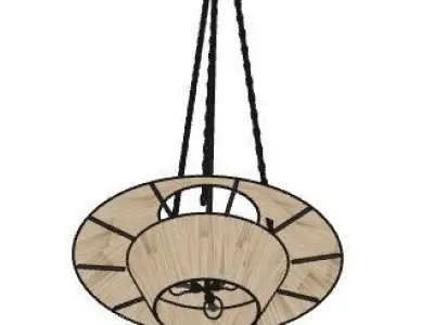 Nickey Kehoe String Lantern Pendant 3D model