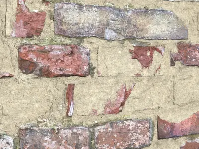 Brick 11pbr 4k png seamless 4k Texture
