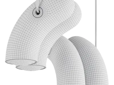 Armes HYPHEN Hanging lamp 3D model