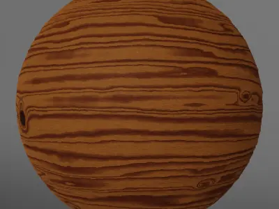 Seamless PBR Wood - Walnut Light 003 Texture