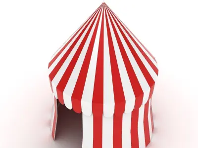 Circus Tent 3D model
