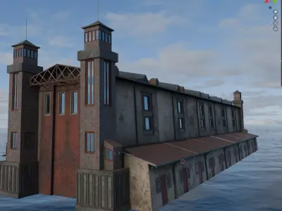 Luftschiffhalle Zeppelin 3D model