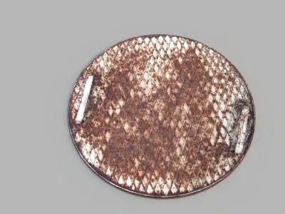 Sewer Grate 04 3D model