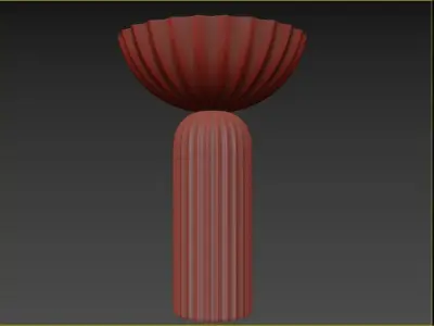 CB2 JEANNE TABLE LAMP 3D model