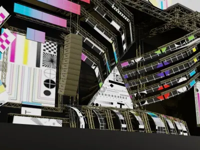 Mainstage Ultra Music Festival 2016  3D model