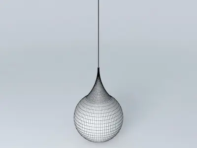 Pendant lamp ball cone Free 3D model