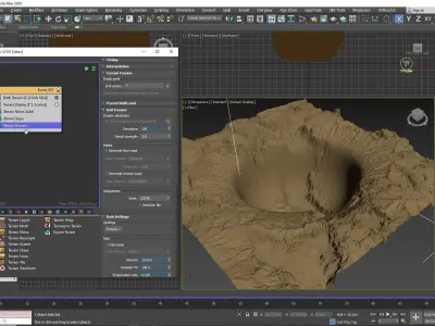 Tyflow Terrain in 3ds max e non solo 3D model