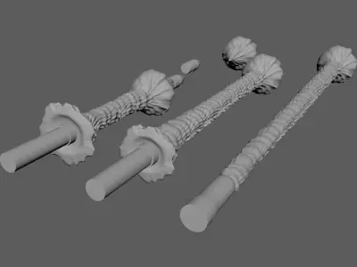 Sci-Fi Cannon Shot 3D print model