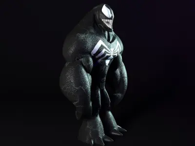 Venom JoeN Low-poly 3D model