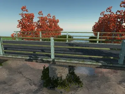 Bridge wooden Free 3D model