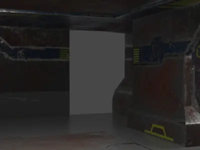 Old Y2J Interior Scene 3D model