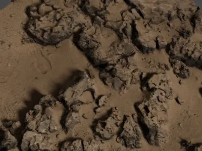 Rocksurface04 3D model