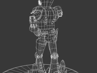 Spaceman Rigged 3D model