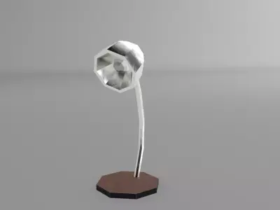 Simple Desk Lamp Low-poly 3D model