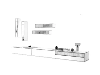 BookandLook Composition L47 3D model