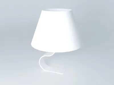 lampshade table lamp with shade Free 3D model