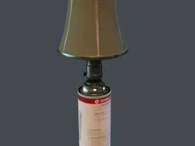 Gas Lamp Free low-poly 3D model