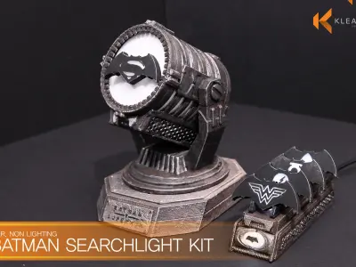 Batman Searchlight Set 3D print model