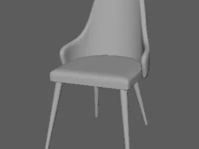 chair 3D model 16