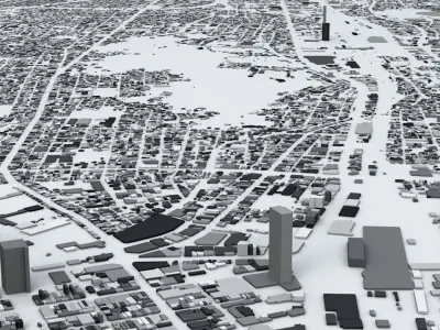 Shizuoka Streets and Buildings 3D model