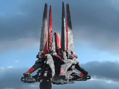 Dark Terra Former Mining tower 2  3D model