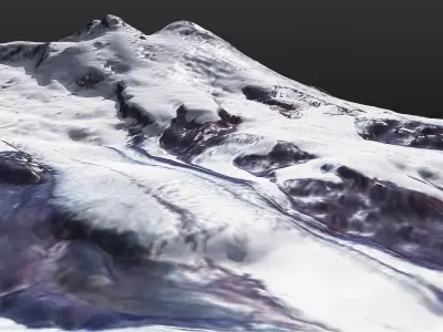 Mount Elbrus 3D model