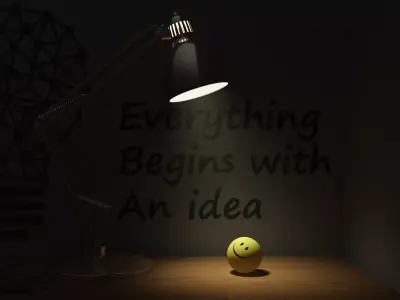 Study Lamp 3D model buy