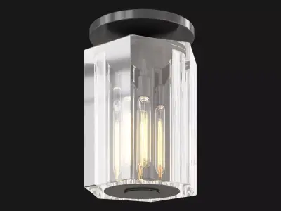 Hexagon Flush Mount 3D model