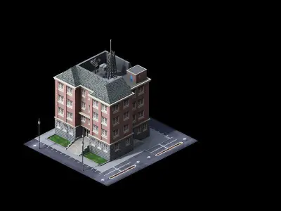 Heterogeneous - Building 06 3D model