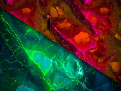 Crystal material Stylized - VOL 31 - Maps - Sbsar Texture