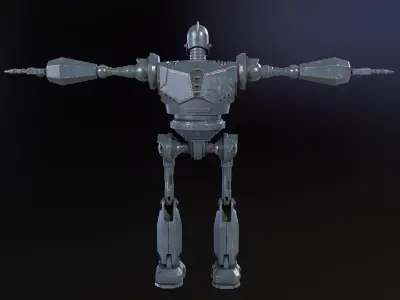 Low Poly Robot Low-poly 3D model buy