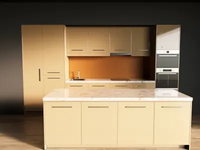 31-Kitchen7 glossy 3 3D model