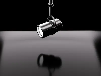 Stage Spot Light Low-poly 3D model