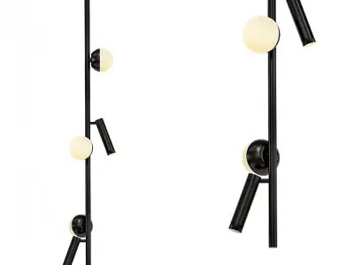 SNOTRA hanging lamp with balls 3D model