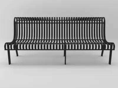 Bench Park 2 3D model
