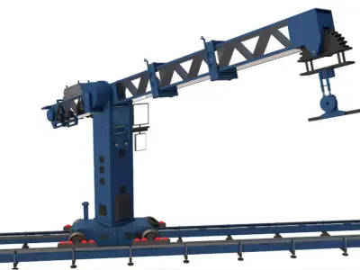 Technodolly Camera Crane 3D model