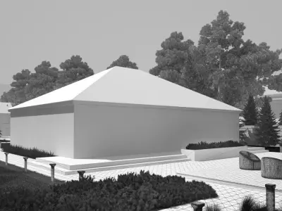 Scene 02 Archexteriors for c4d vol 19 3D model